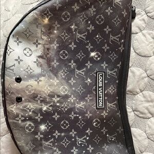 Louis Vuitton Monogram Black and Silver Pouch